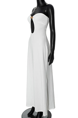 Keyhole Front Maxi Dress