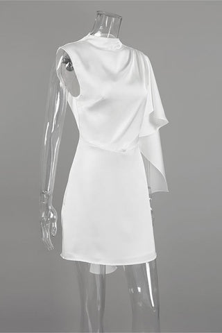 Asymmetric One-Shoulder Evening Dress