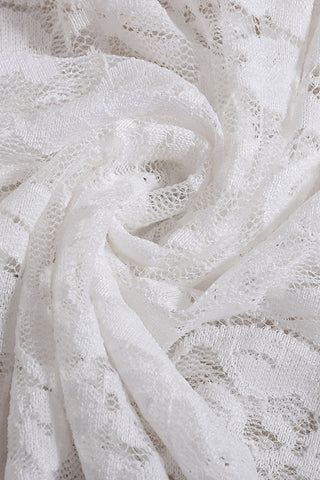 Elegant Ruched Lace Dress