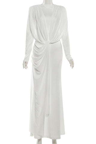 Elegant Ruched Evening Dress