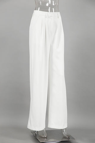 Wide-Leg Casual Pants