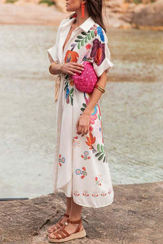 Floral Print Casual Dress