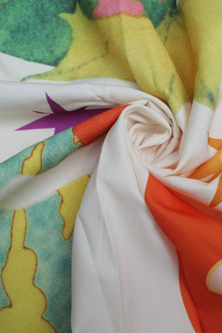 Artistic Print Sundress with Straps