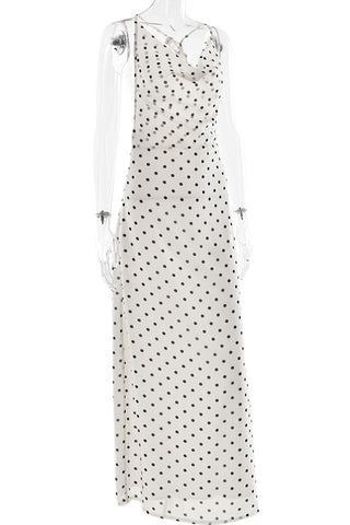 Polka Dot Maxi Dress
