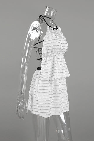 Chic Layered Skirt Set
