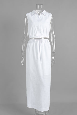 Elegant Two-Piece Skirt Set