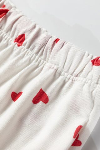 Heart Print Lounge Set