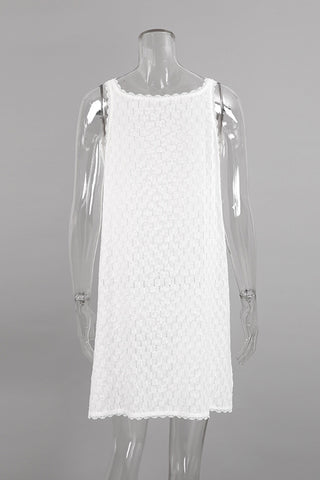 Sleeveless Casual Mini Dress