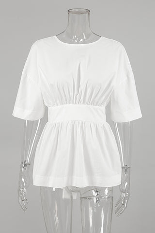 Elegant Peplum T-Shirt