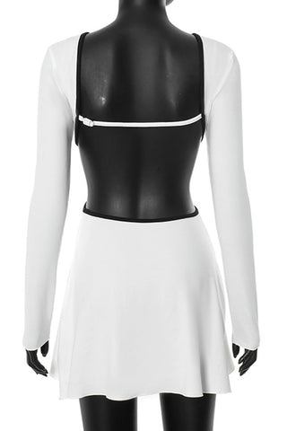 Chic Cutout Casual Dress