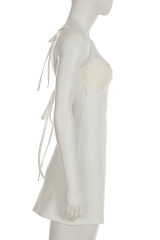 Lace-Trim Casual Dress