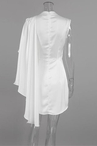 Asymmetric One-Shoulder Evening Dress