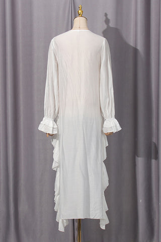 Flowing Layered Ruffle Blouse