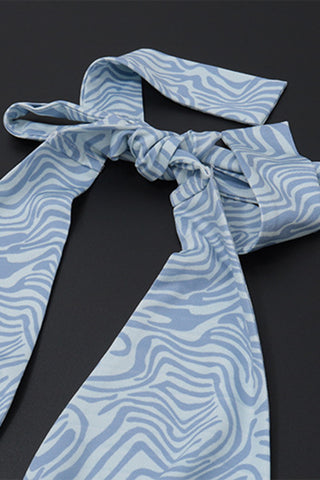 Geometric Halter Maxi Sundress