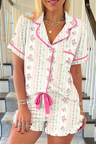 Floral Print Pajama Set