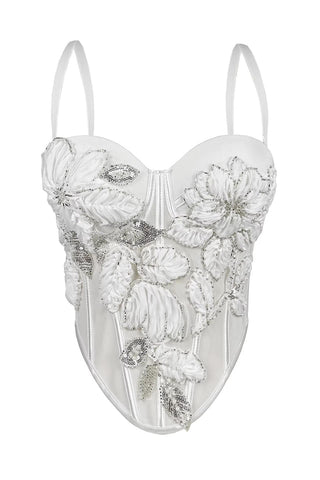 Embellished Floral Camisole Top