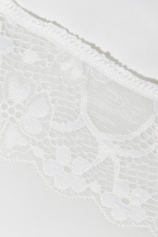 Lace Trimmed Mini Dress