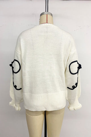 Bow-Accent Sweater