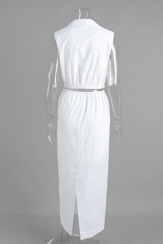 Elegant Two-Piece Skirt Set