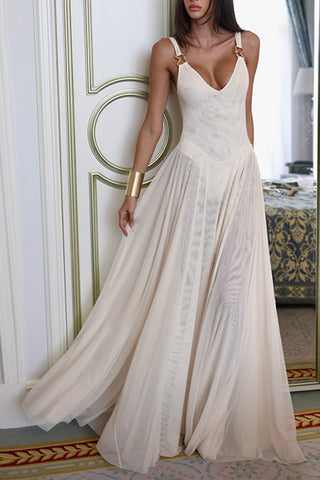 Sheer Maxi Slip Dress