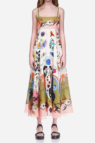 Vibrant Print Sundress