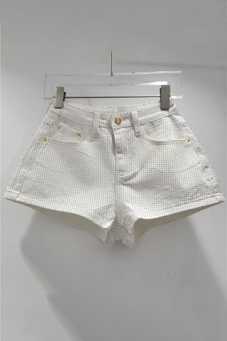 Rhinestone Denim Shorts