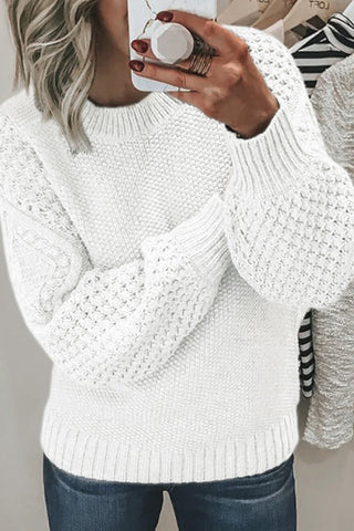Textured Knit Sweater