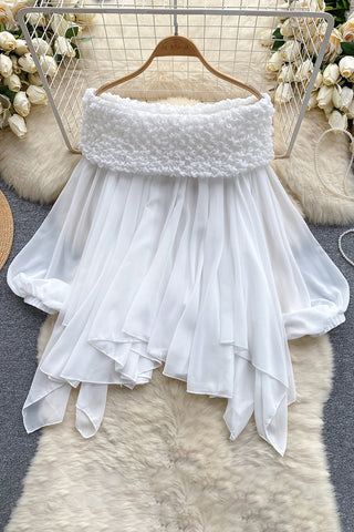 Boho Draped Bandeau Top