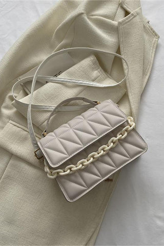 Quilted Chain Strap Handbag
