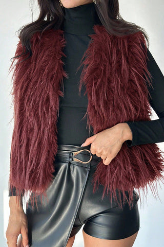 Chic Faux Fur Vest