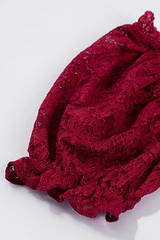 Off-Shoulder Lace Blouse