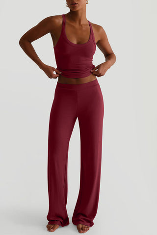 Ribbed Tank and Pants Set