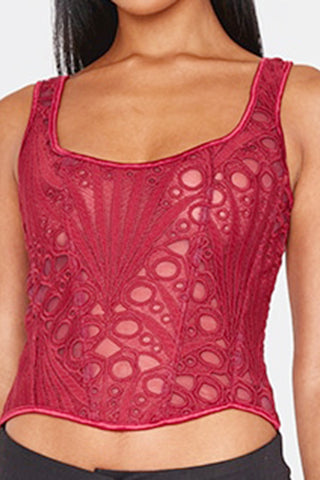 Intricate Lace Tank Top