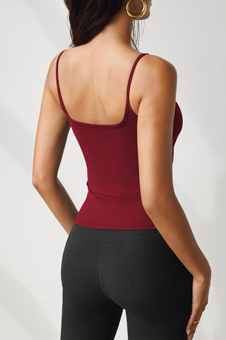 Sleek Scoop Neck Tank Top