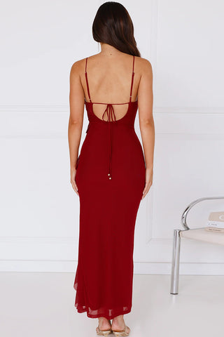 Ruffled Sleeveless Casual Dress