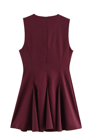 Bow-Tie A-Line Casual Dress