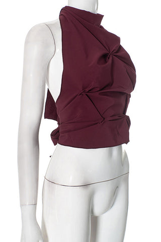 Chic Knot Detail Sleeveless Top