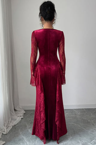 Elegant Lace Sleeve Dress