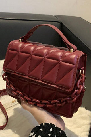 Quilted Chain Strap Handbag
