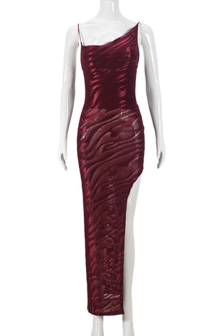 Elegant Asymmetric Evening Dress