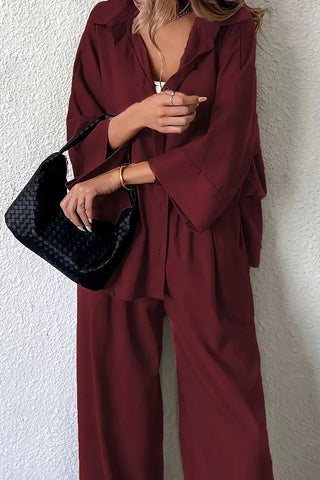 Stylish Two-Piece Pants Set