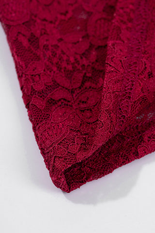 Off-Shoulder Lace Blouse