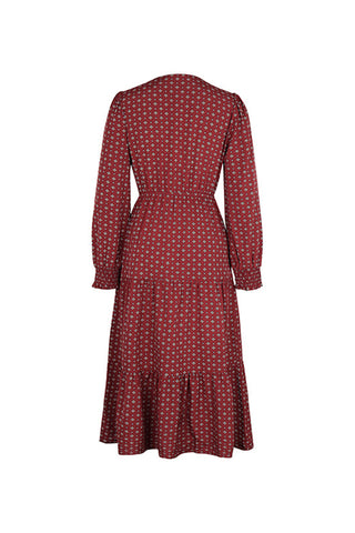 Button-Down Tiered Casual Dress