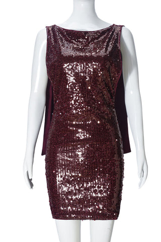 Sequin Sleeveless Mini Dress
