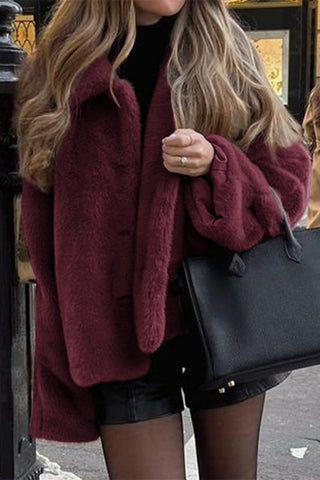Chic Button-Front Short Jacket