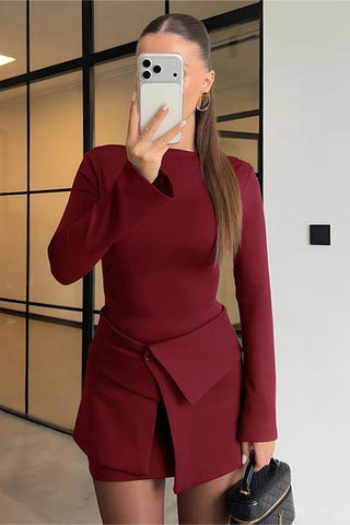 Elegant Layered Skirt Set