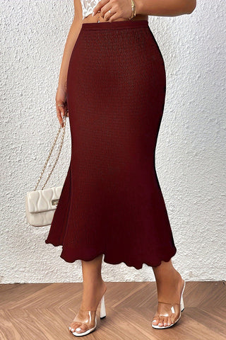 Elegant Skirt with Flared Hem