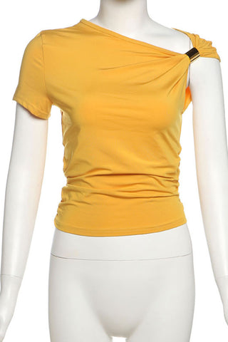 Asymmetric Cut-Out Tee