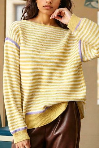 Striped Oversized Sweater