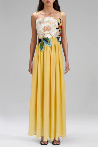 Floral Detail Midi Dress